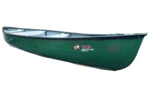 Canoa NOVA INDY 460 in polietilene - Verde scuro