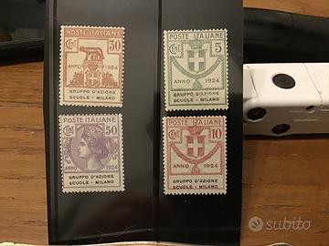 Francobolli regno Italia enti semistatali 1924