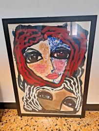 Acquarello Su Cartoncino Pittore Federico Anselmi