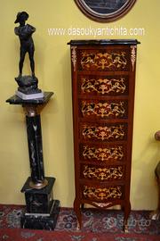 Settimino cassettiera stile Luigi XV intarsiato