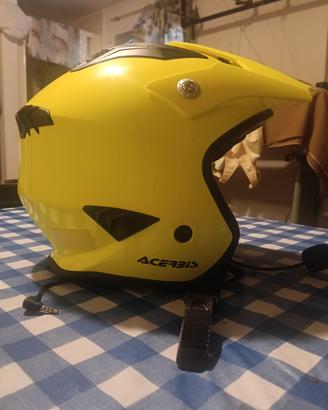 casco acerbis jet aria xl Yellow 2 giallo fluo