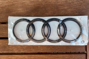 Logo audi nero