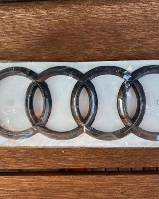 Logo audi nero