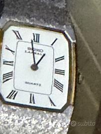 Seiko lassale oro bianco anni 80