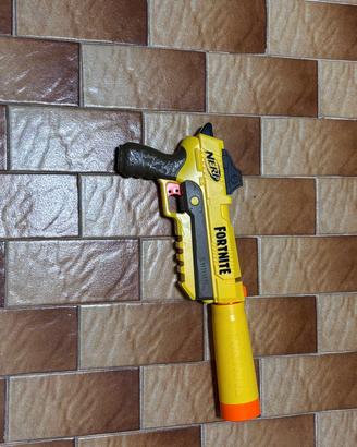 fucile nerf fortenite shhh con silenziatore 