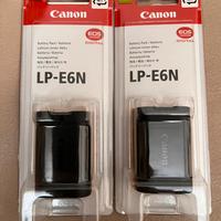 Due batterie Canon LP-E6N