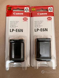 Due batterie Canon LP-E6N