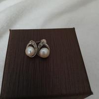 Orecchini in Argento con perla