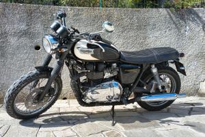 Triumph Bonneville T100+borse laterali+portapacchi