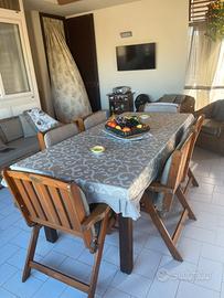 Arredo completo per terrazzo/giardino