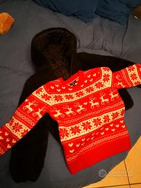 Finta pelliccia reversibile da bambina 7 A usata