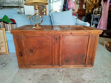 Cassapanca in legno epoca '800 molto contenitiva