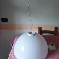 Lampadario vintage di cristallo