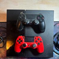 PlayStation 4 Fat + 2 joystick
