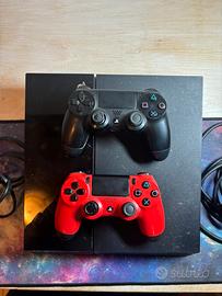 PlayStation 4 Fat + 2 joystick