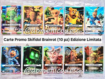 Carte Promo Skifidol Brainrot (10pz) Ed. Limitata 