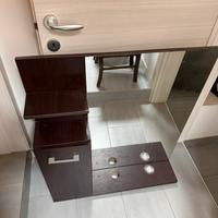Specchio bagno contenitore