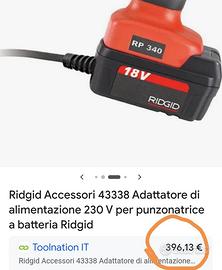 Ridgid Alimentatore 220 volt Pressatrice multistra