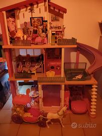 Casa Barbie grande + bambole + accessori COMPLETA”