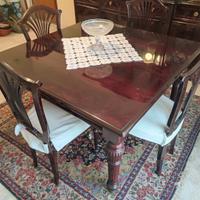 Set Tavolo stile inglese con 6 sedie 