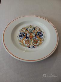 Piatto decorativo in ceramica stile Deruta cm.26