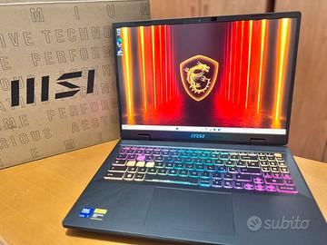 MSI Crossair 16 HX AI NUOVO RTX 5070 QHD+