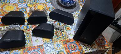 Set casse 5.1 Samsung PS_WX20+5 satelliti+cavi ori