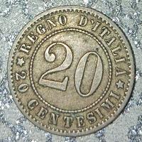Regno d'Italia 20 centesimi 1894