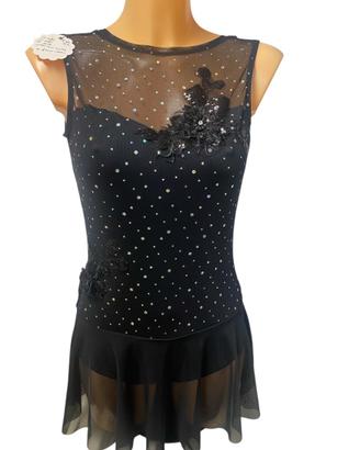 Body pattinaggio ragazza nero