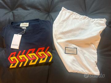 Gucci Mirror T-shirt NERA NUOVA edizione limitata