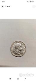 Moneta 2 Lire 1915 Vittorio Emanuele III Quadriga 