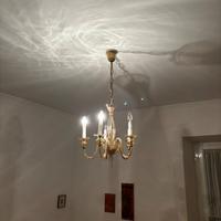 Lampadario in vetro