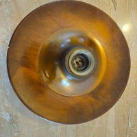 lampadario o applique vintage legno massello