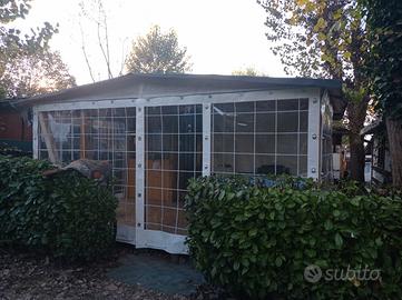 Roulotte stanziale con preingresso e veranda