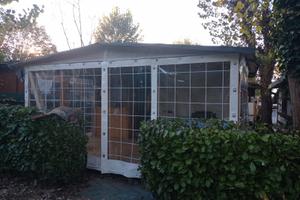 Roulotte stanziale con preingresso e veranda