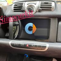 Stereo car tablet android 12 per smart fortwo W451