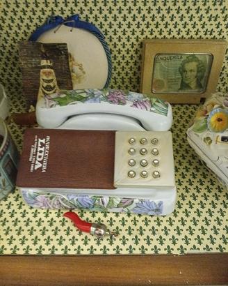 telefono ceramica vintage 
