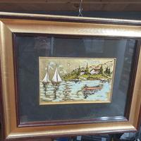 COLLEZIONE ALLIANI Dipinto a Mano su Foglia ORO 