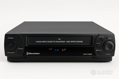 Videoregistratore VHS Roadstar VCR‑7480X