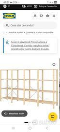 scaffali in legno