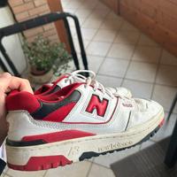 New Balance 550 Red/White – Taglia 42.5