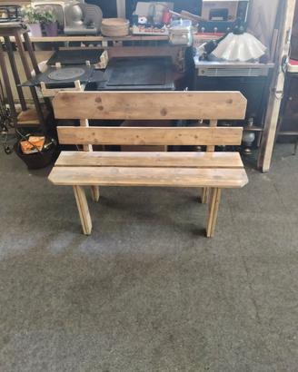 Panchina in legno spazzolato