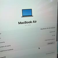 Macbook air 2020
