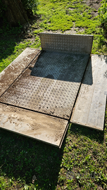 Cassone in alluminio per rimorchio/carretto