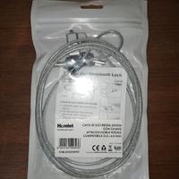Cavo di sicurezza 200 cm con chiave Hamlet