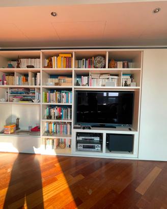 Due librerie in legno  massello