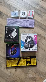 Lotto misto di accessori per PC