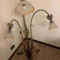 Lampada in ferro battuto