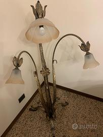 Lampada in ferro battuto