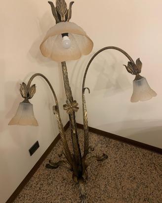 Lampada in ferro battuto